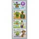 BOY SCOUTS VIGIN Is. SERIE COMPLETA DE ESTAMPILLAS NUEVAS MINT SCOUT